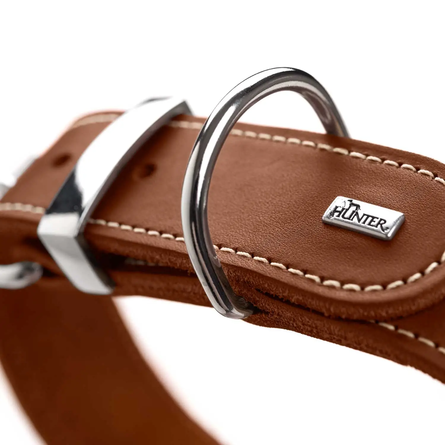 Hunter Aalborg Special Hundehalsbånd Cognac 35 - 24-30 cm
